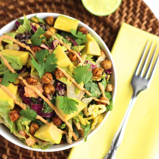 Chipotle Chickpea Taco Salad