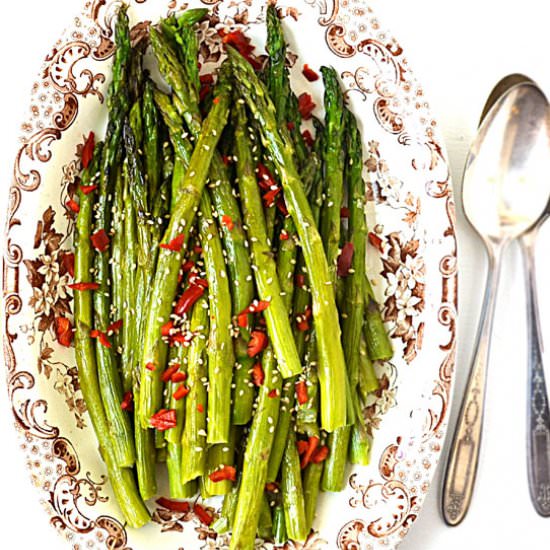 Lemon Roasted Asparagus