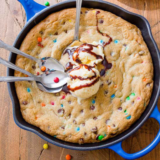 Chocolate Chip Skillet Cookie