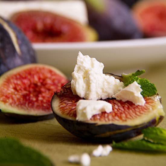 Figs and Feta with Mint
