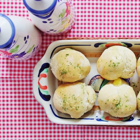 Cheesy Garlic Dough Balls