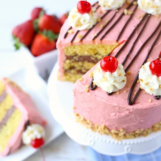 Banana Split Cake