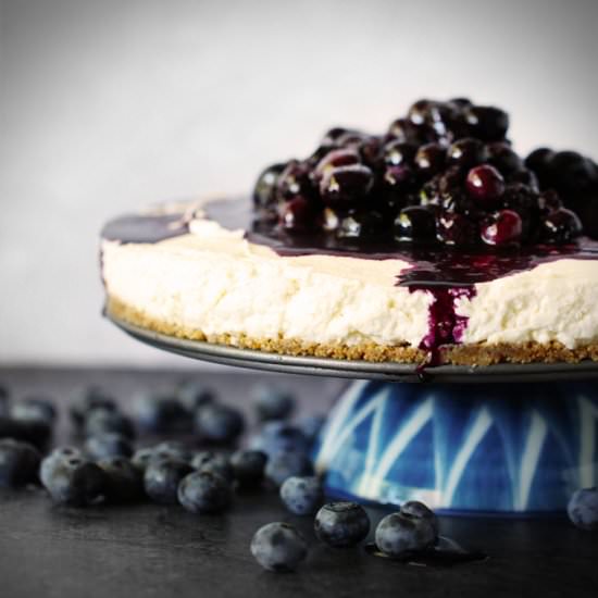 No-Bake Goat Cheese Cheesecake