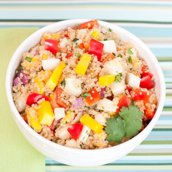 Mango Jicama Quinoa Salad
