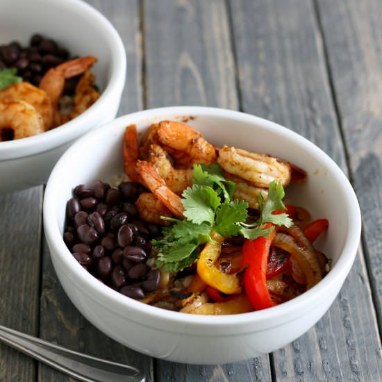 Shrimp Fajita Bowls