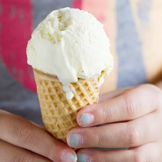 Homemade Vanilla Ice Cream