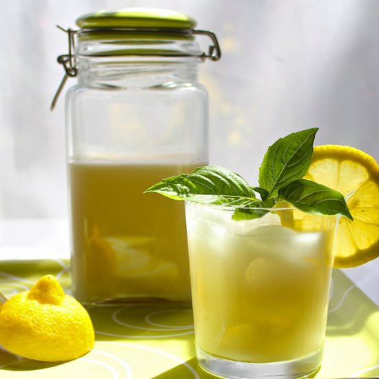 Coconut Basil Lemonade