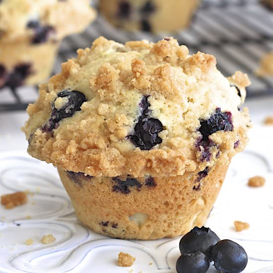 Blueberry Streusel Muffins