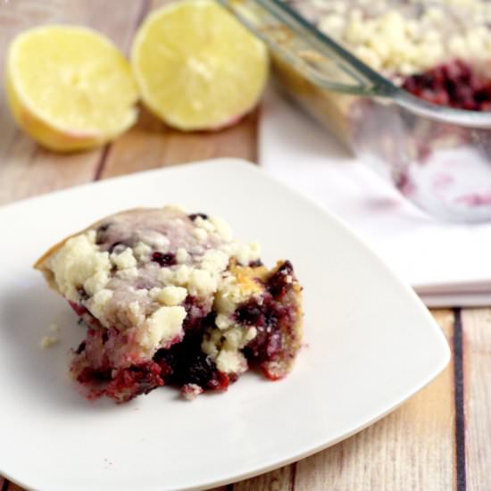 Blueberry Lemon Coffee Cake