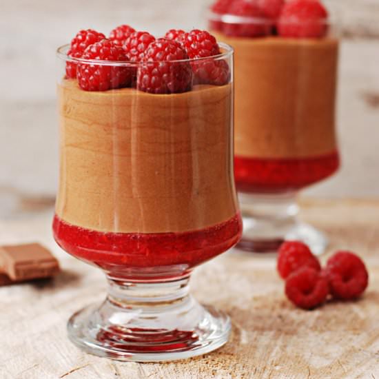 Raspberry-Chocolate Mousse