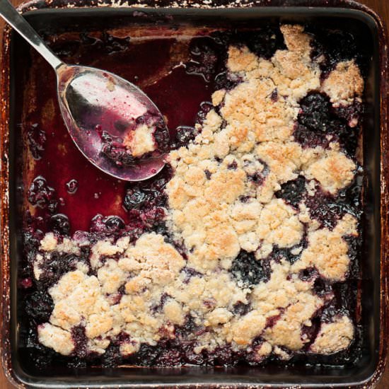 Easy Quadruple Berry Cobbler