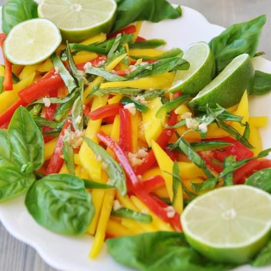 Thai Salad & Ginger-Lime Dressing