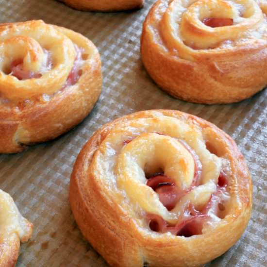 Ham & Swiss Crescent Rolls