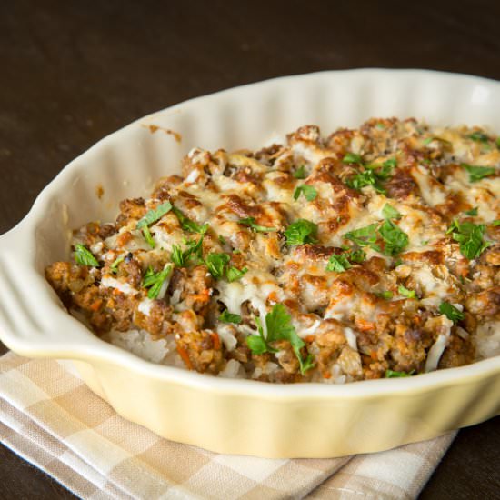 Curry Doria Rice Gratin