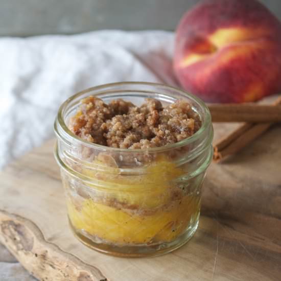 Grain Free Peach Crisp
