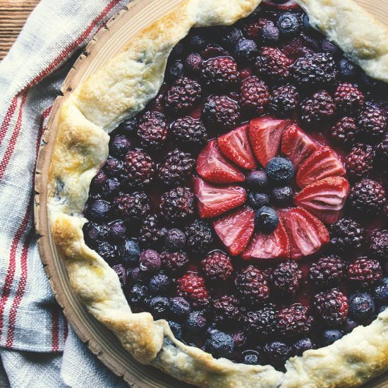 Summer Berry Galette