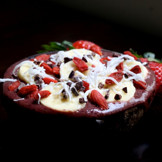Chunky Monkey Acai Bowl