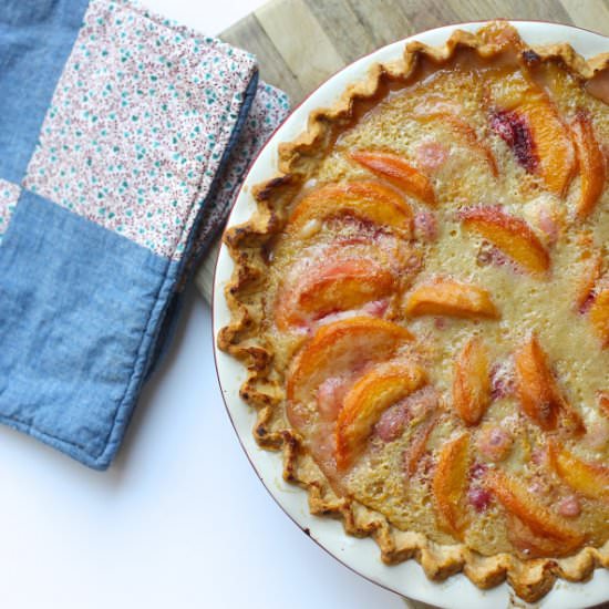 Peach Cream Pie