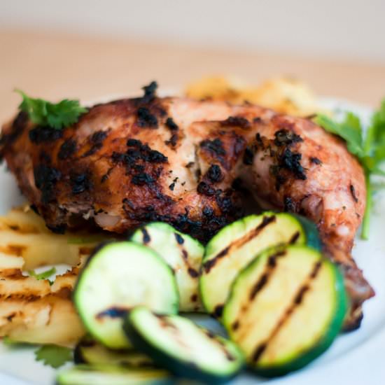 Barbecue Chicken Ginger & Pineapple