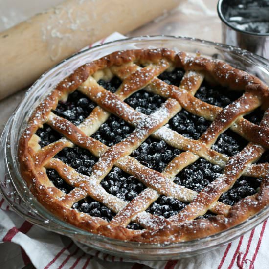 Finnish Blueberry Pie