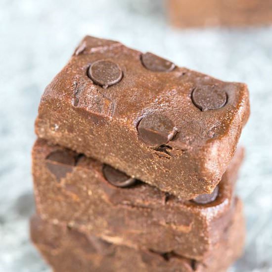 No Bake Double Chocolate Fudge