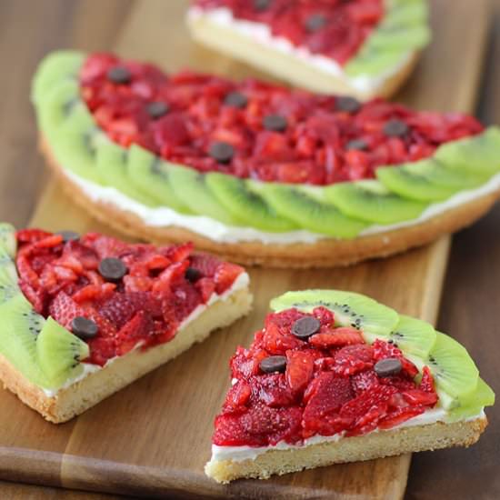 Fruit Pizza Watermelon