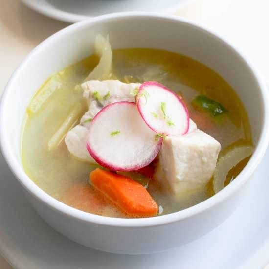 Spicy Swordfish Soup