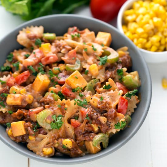 BBQ Pasta Salad