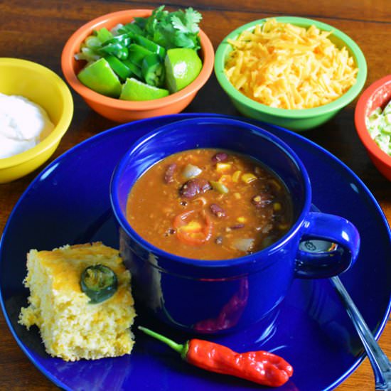 Vegetarian Texas Style Chili