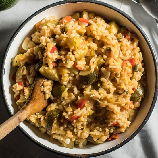 Unstuffed Zucchini Casserole