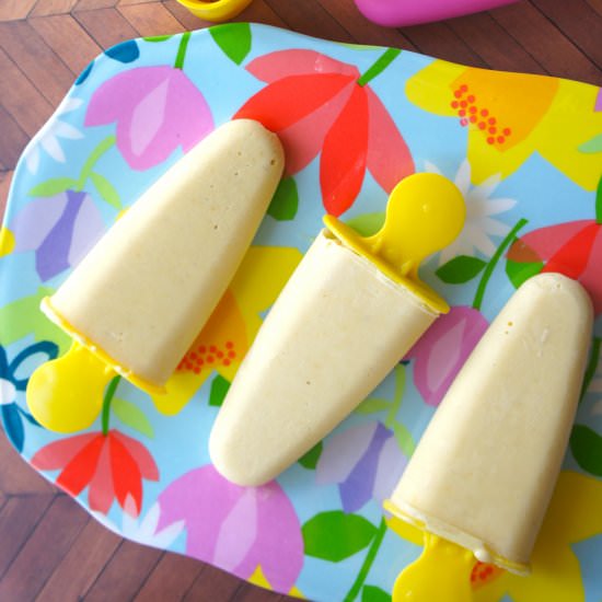 Creamy Tropical Popsicles
