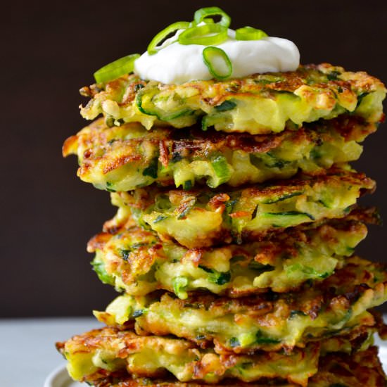 5-Ingredient Zucchini Fritters