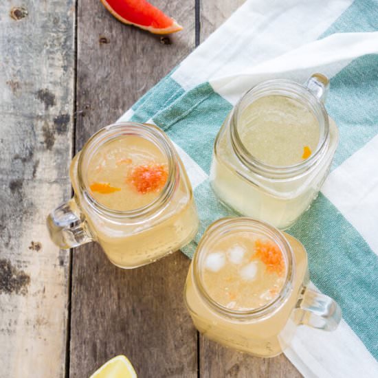 Sparkling Grapefruit Lemonade