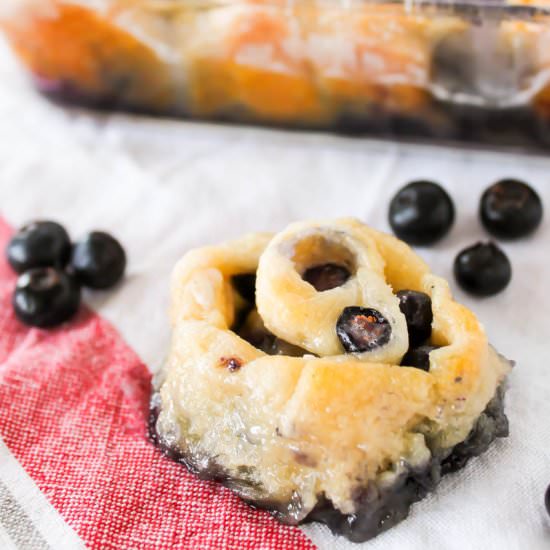 Lazy Blueberry Sweet Rolls