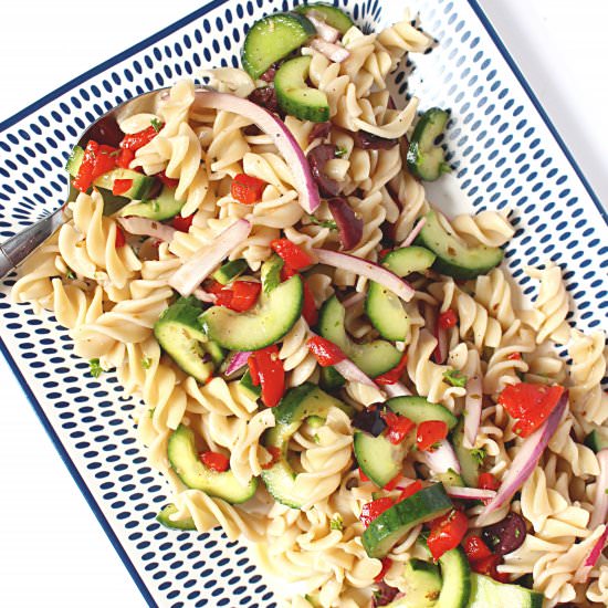 Gluten Free Greek Pasta Salad
