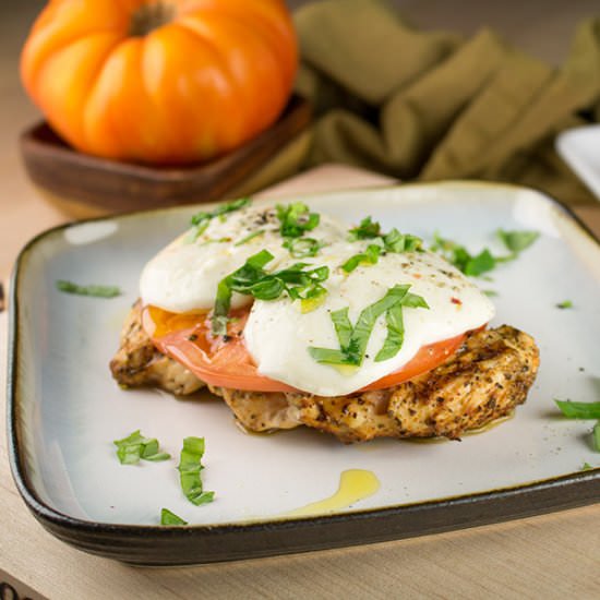 Grilled Chicken – Caprese Style
