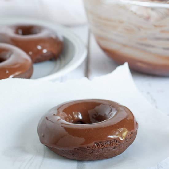 Double Chocolate Doughnuts