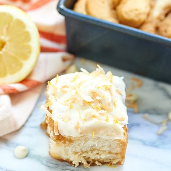 Coconut Lemon Sweet Rolls