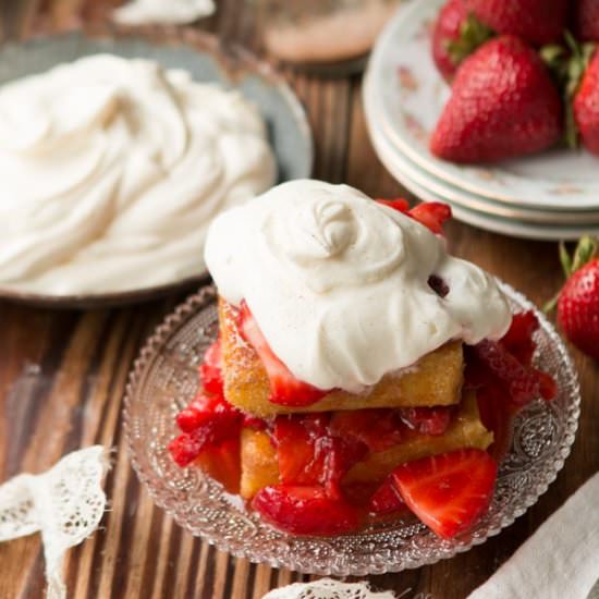 Italian Strawberry Shortcakes