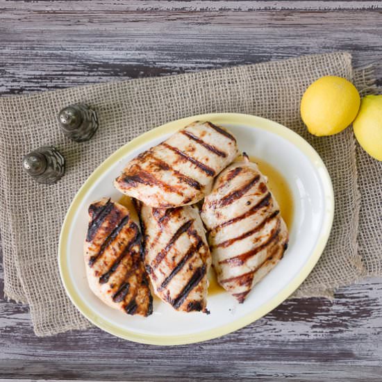 Lemon Grilled Chicken Breasts