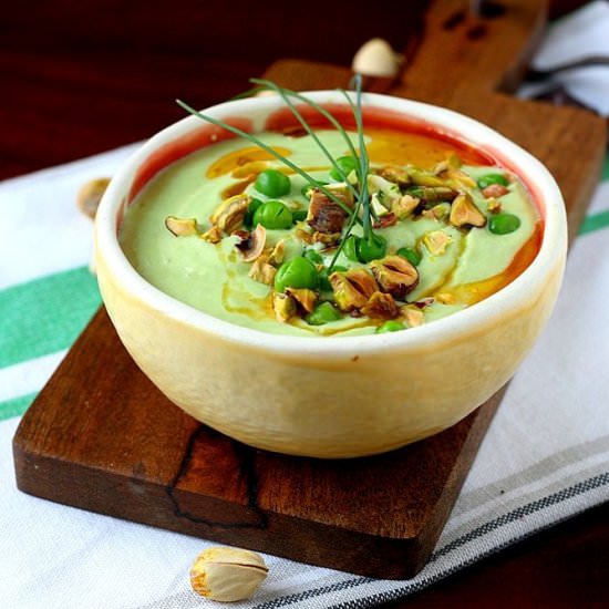 Cucumber, Avocado & Pea Soup