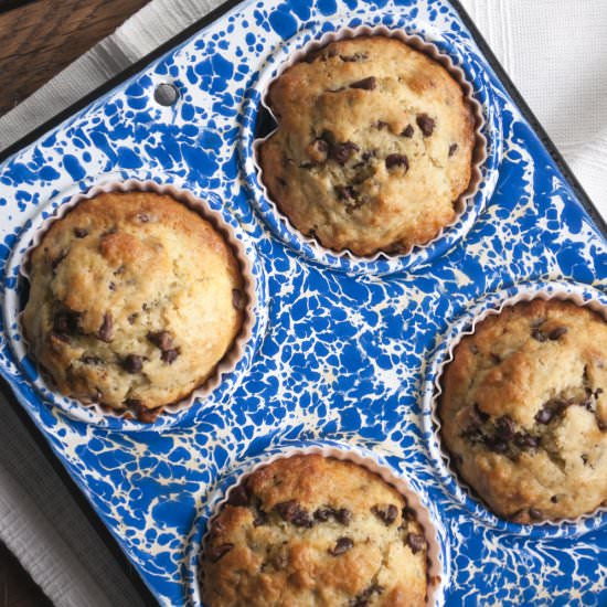 Buttermilk Chocolate Chip Muffins
