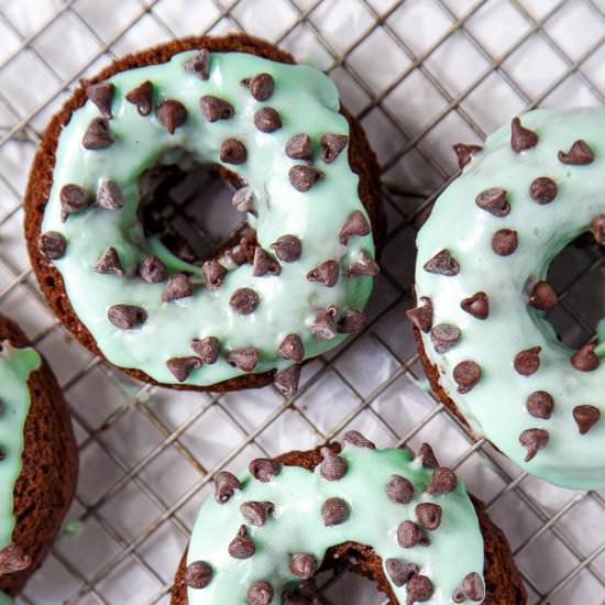Mint Chip Donuts