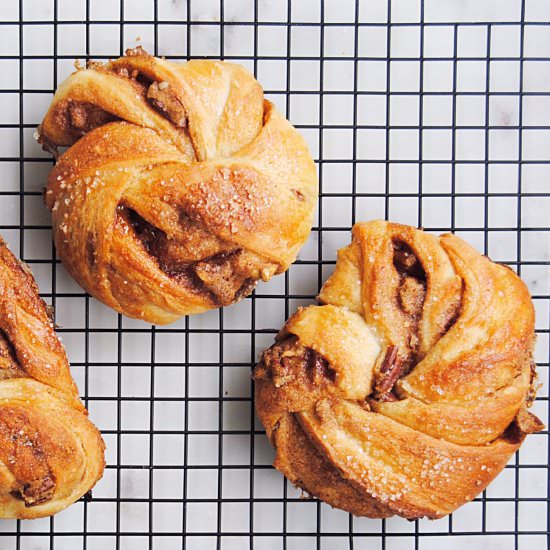 Cinnamon Pecan Twists