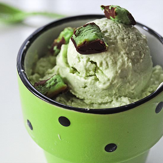 Matcha Homemade Healthy Ice Cream