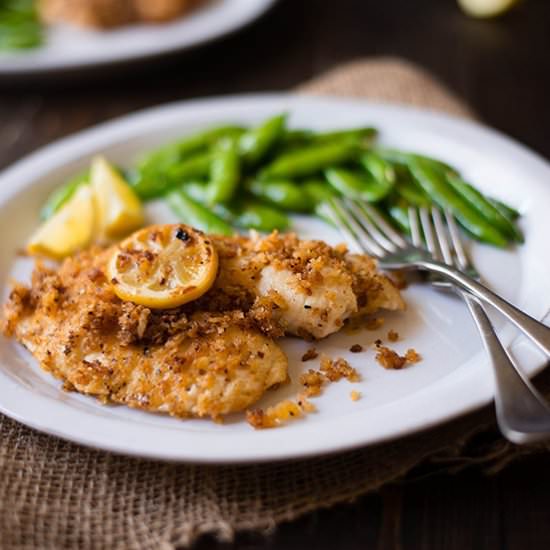 Panko Crusted Tilapia