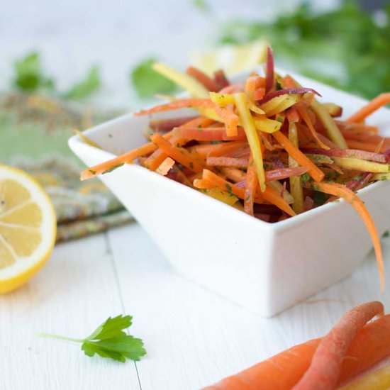 Rainbow Carrot Salad