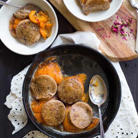 Rose, Lavender & Apricot Cobbler