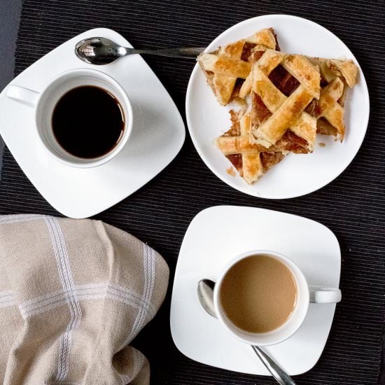 Apple Pie Squares with Butter Crust