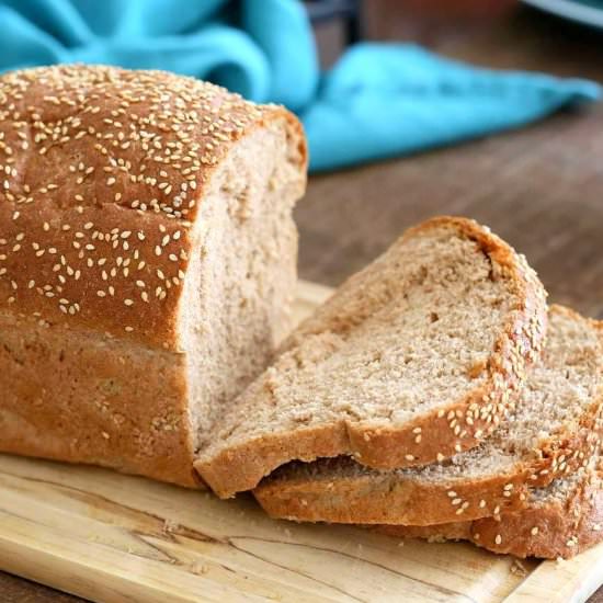 100% Whole Wheat Bread